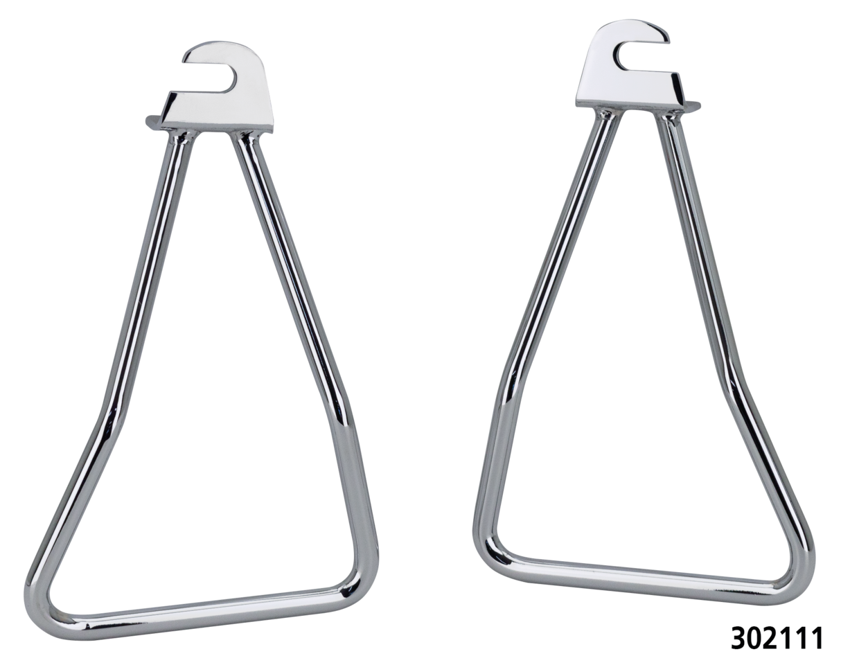 Zodiac Chrome Saddlebag Supports – Luggage
