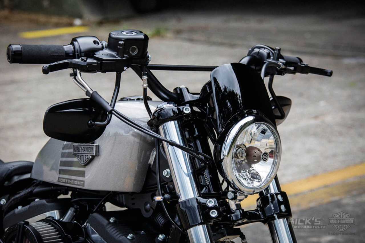 Rick's Fiberglass Mini Windshield for Sportster