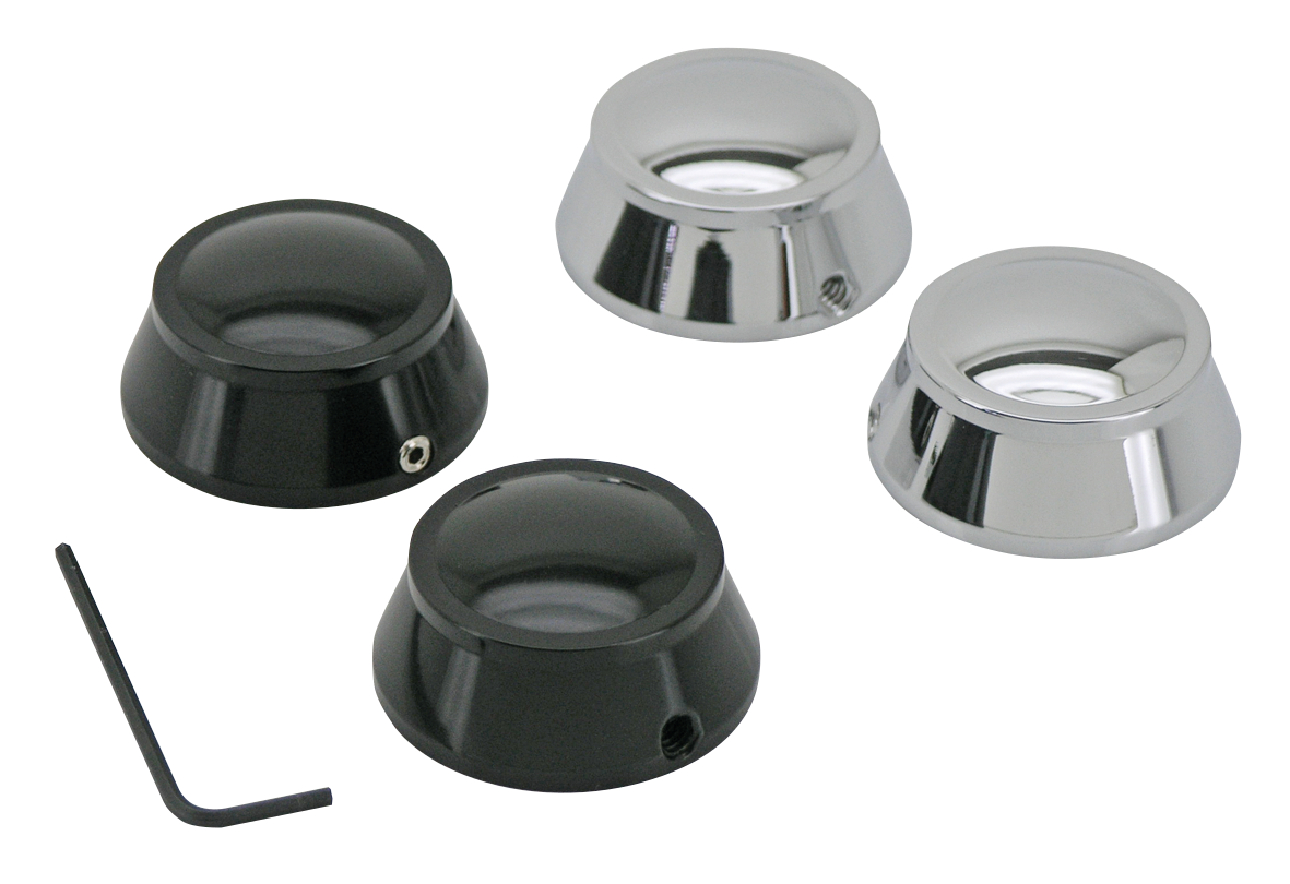 Zodiac Swing Arm Pivot Covers for Sportster – Frame & Rear Suspension