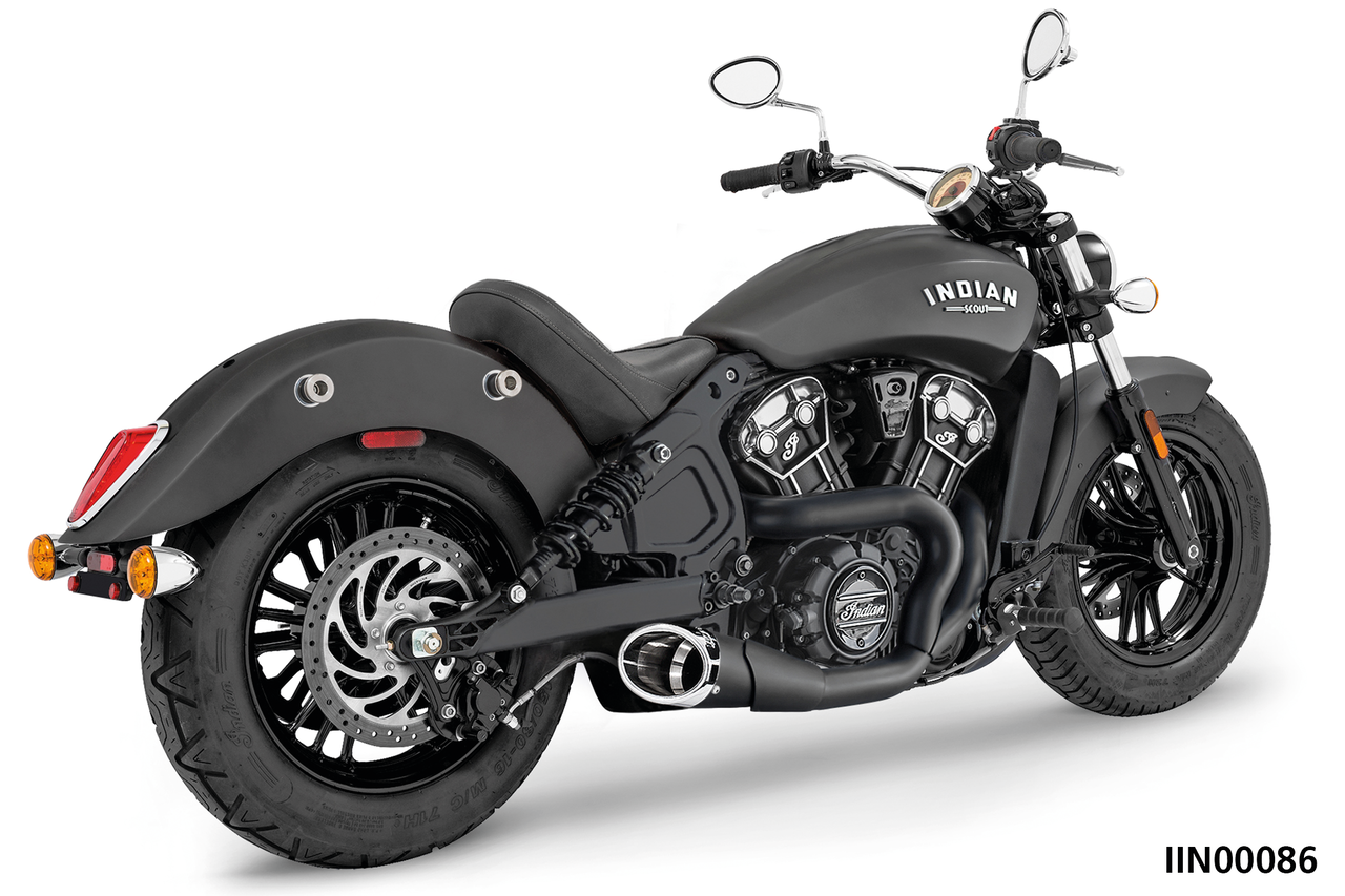 Freedom Performance Exhaust Shorty 2-INTO-1 for Indian Scout