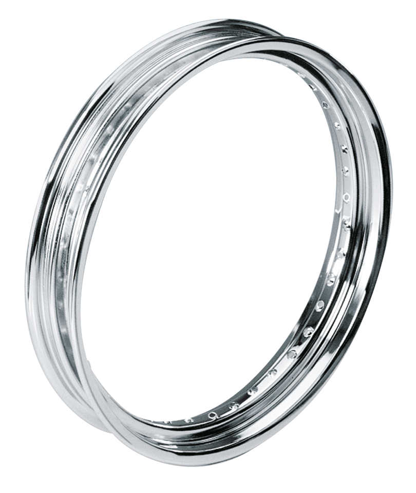 Daytona Chrome 19" Front Rim with Rolled Edges – Wheel & Tire