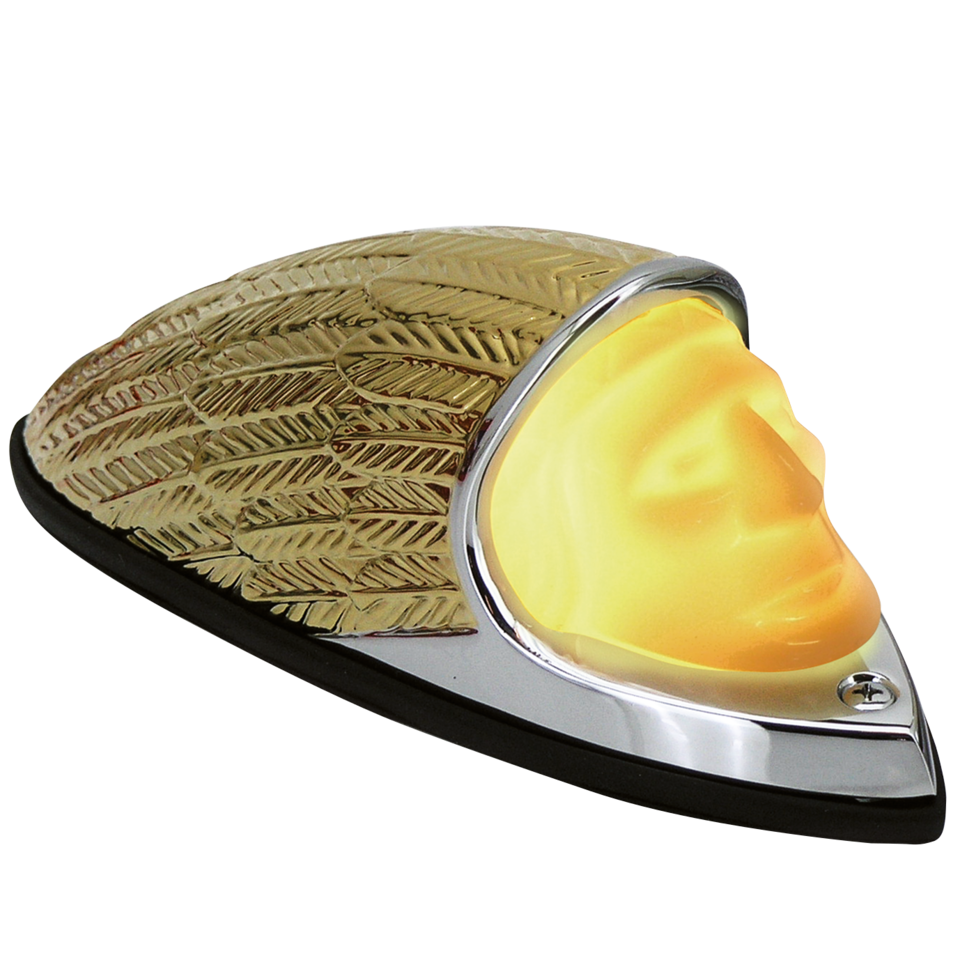Zodiac Indian Head Lighted Fender Ornaments – Fender & Struts