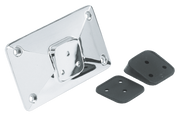 Zodiac Chrome Pyramid Style License Plate Mount – Electric & Light