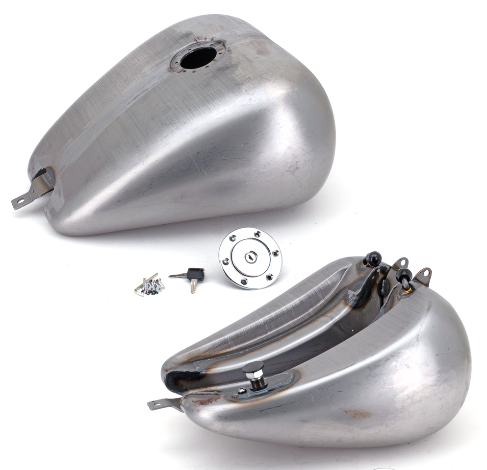 Zodiac Custom Style Smooth Top Tanks for Twin Cam Softail – Gas- & Oil Tank