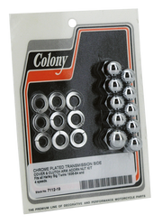 Colony Transmission Side Cover Nut Kit for 4-SPEED Big Twin