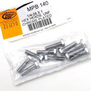 Midwest Acorn Nut Company Chrome Plated Hex Head Cap Screws Assortment – Hardware
