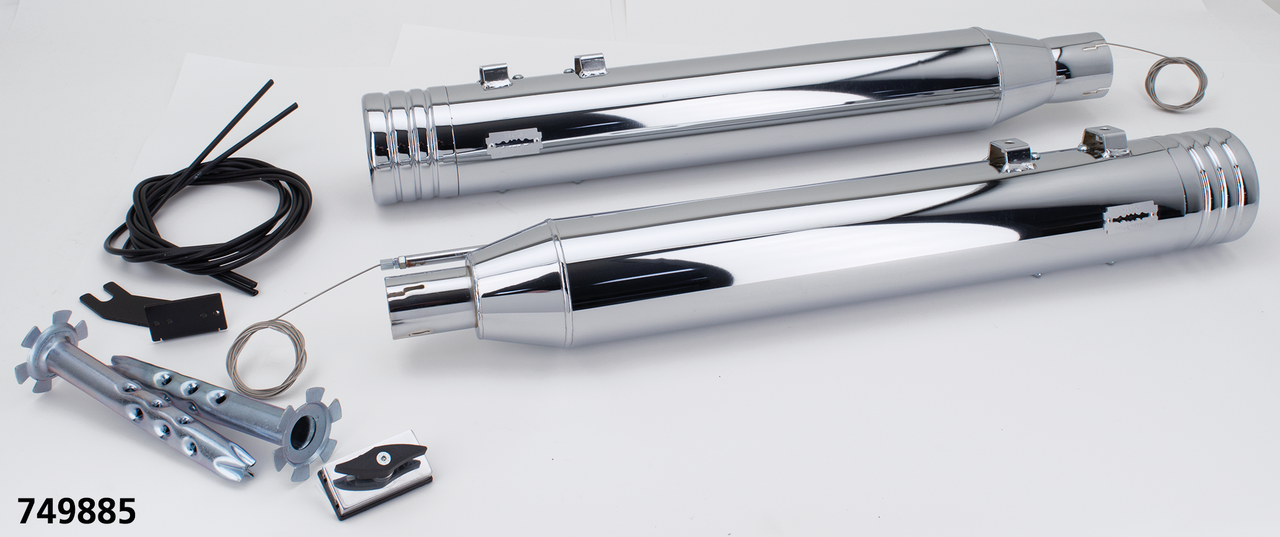 Mcj Adjustable Exhausts for Touring