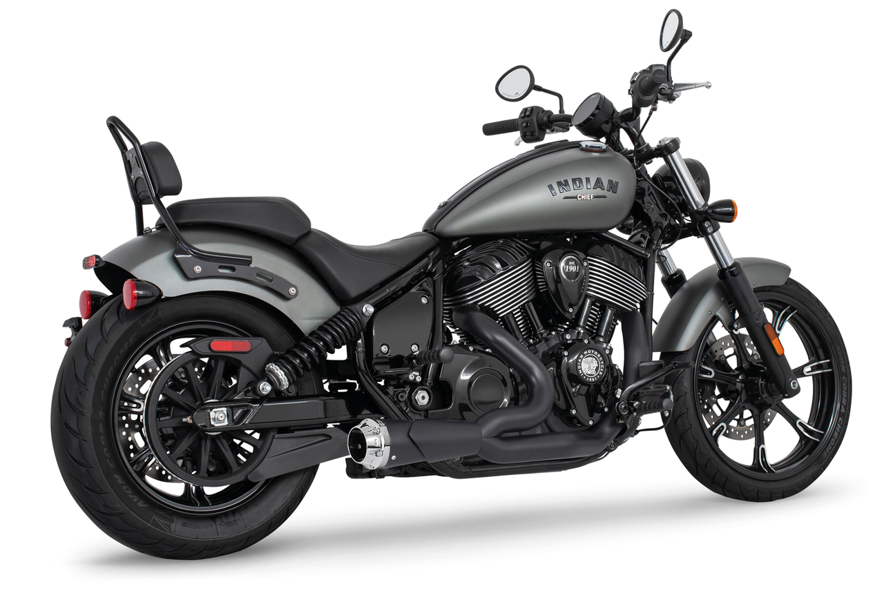 Freedom Performance Exhaust Combat American Outlaw 2-INTO-1 for Indian Powerplus & Thunderstroke
