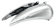 Zodiac 4" Stretched Steel Flat-Side Gas Tank for Softail – Gas- & Oil Tank