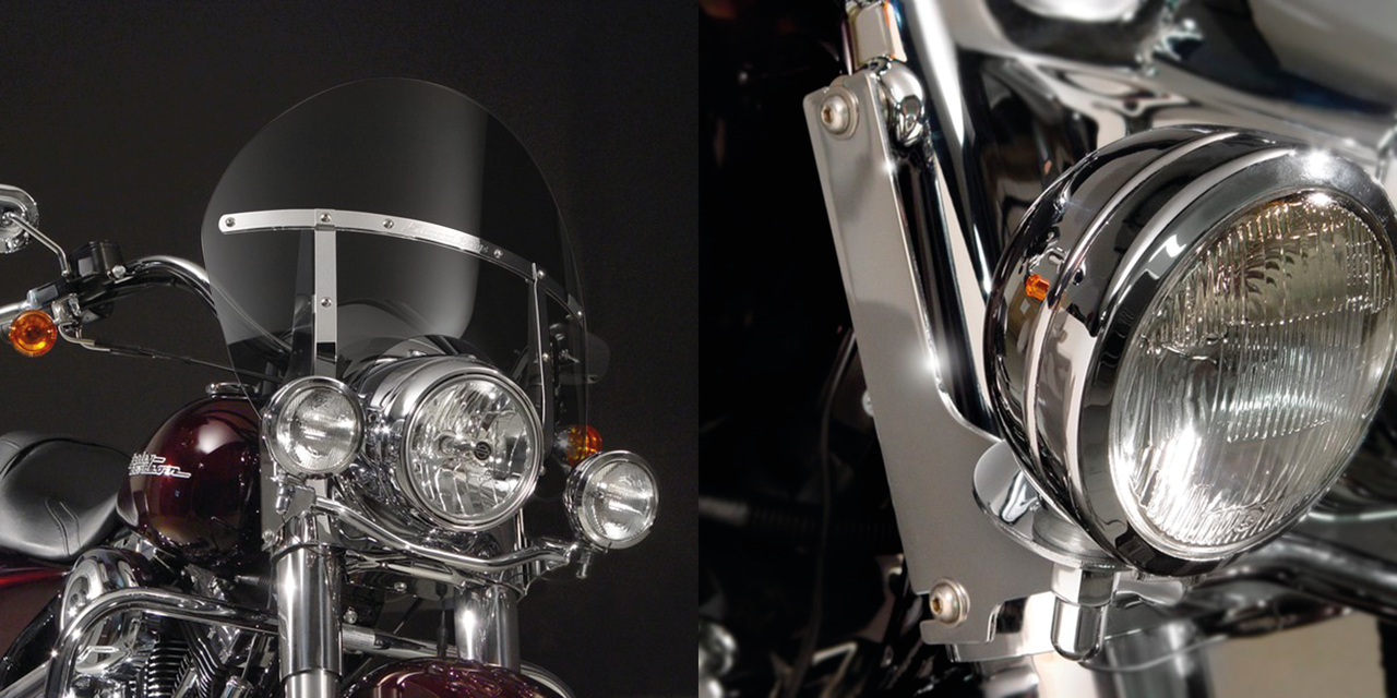 National Cycle Switchblade Chopped Quick-Release Windshields