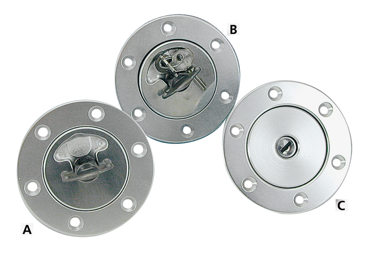 Zodiac Newton Aero 300 Aluminum Racing Gas Caps – Gas- & Oil Tank