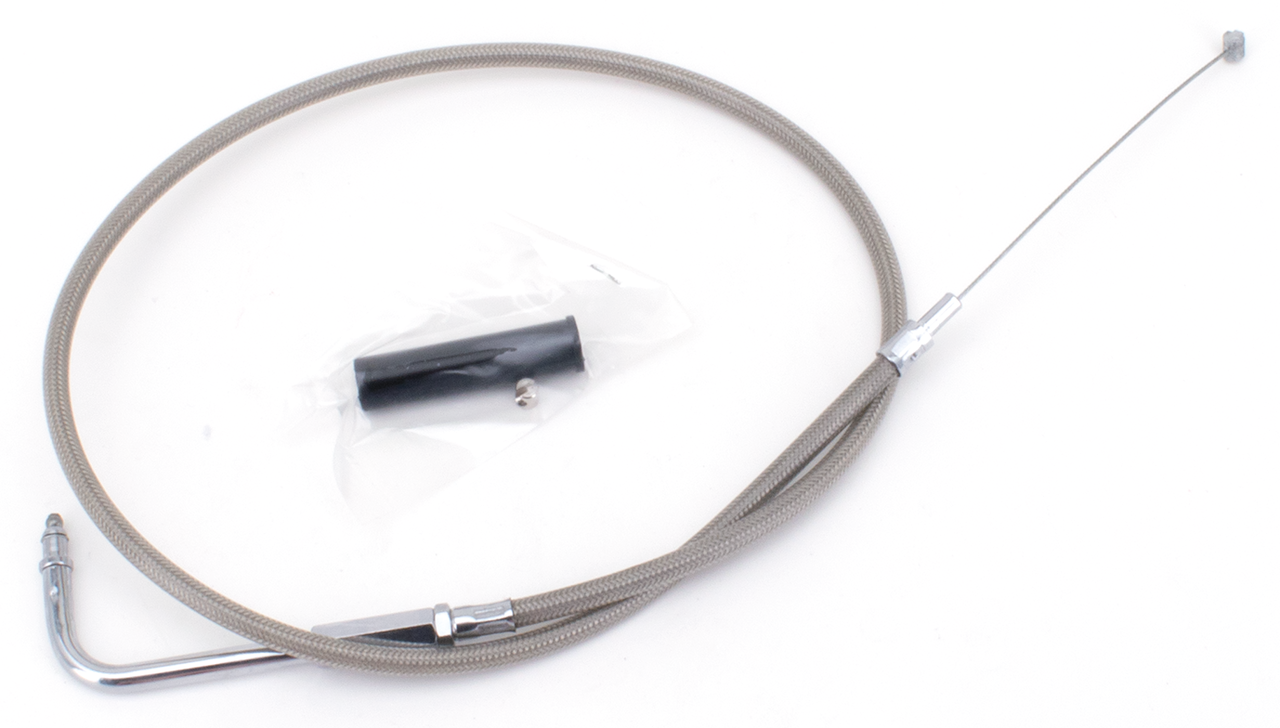 Zodiac T04 - Throttle & Idle Cable 1996-2015 Softail, 1996-2017 Dyna, 1996-2001 Carburetor Equipped Touring & 2007 to Present Sportster – Control Cables & Hydraulic Lines