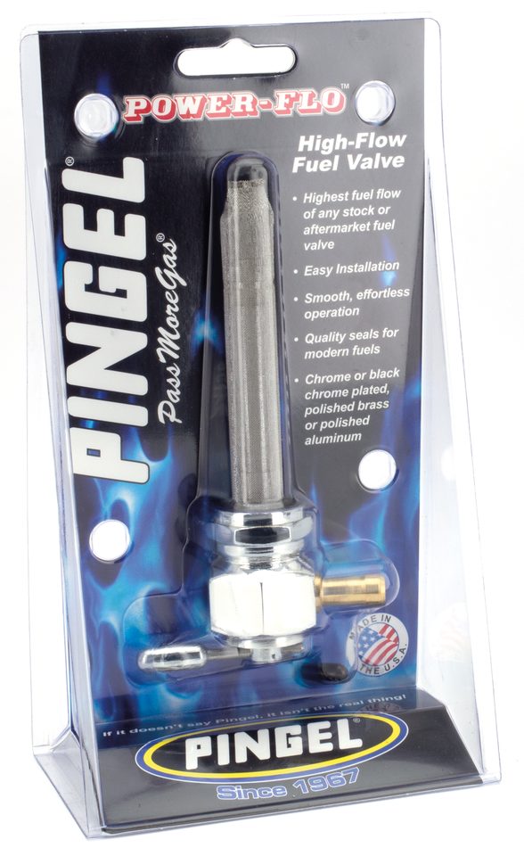 Pingel 22MM Power-Flo High Volume Petcocks – Gas- & Oil Tank
