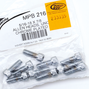 Midwest Acorn Nut Company Chrome Plated Allen Head Screws Assortment Knurled – Hardware