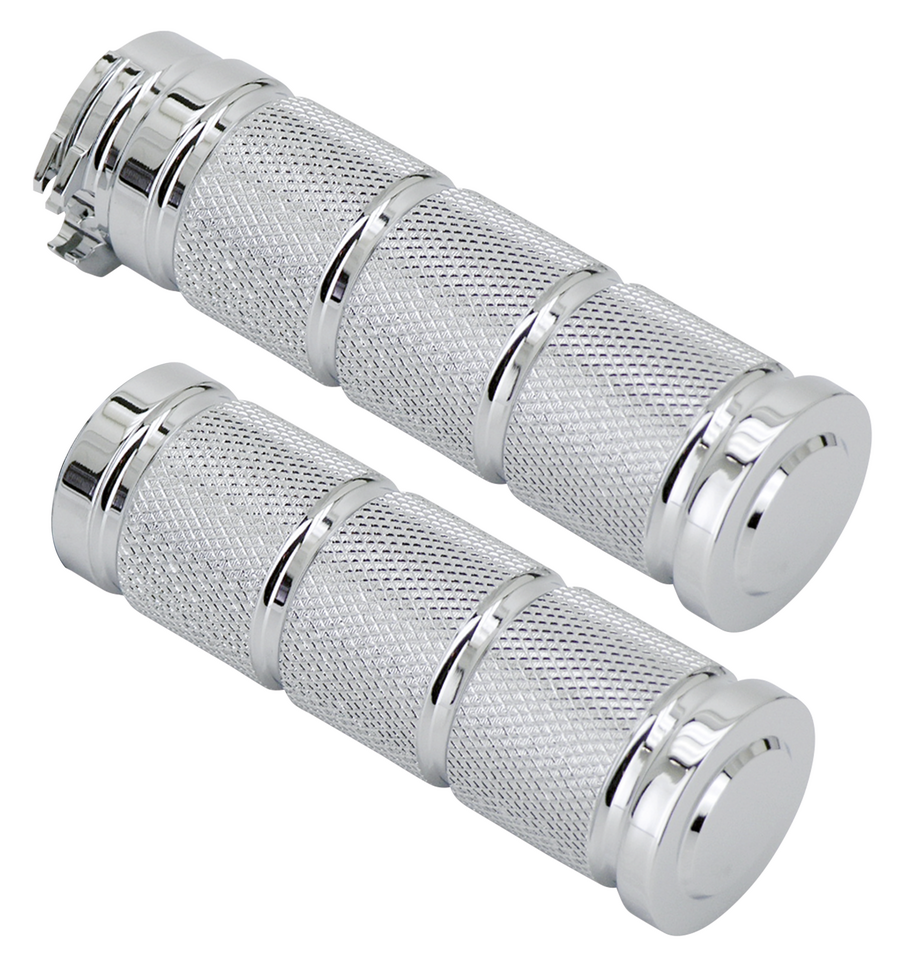 Zodiac Retro Style Knurled Billet Aluminum Grip Sets – Handlebar