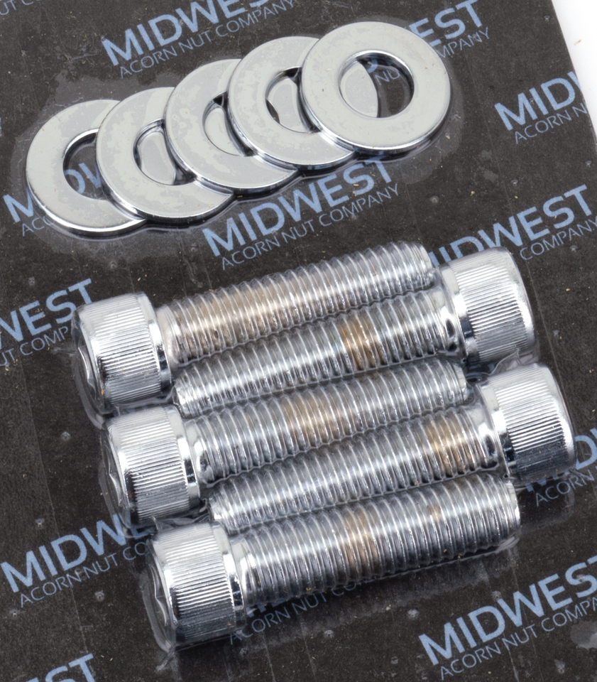 Midwest Acorn Nut Company Chrome Plated Sprocket & Pulley Bolts & Screws – Final Drive