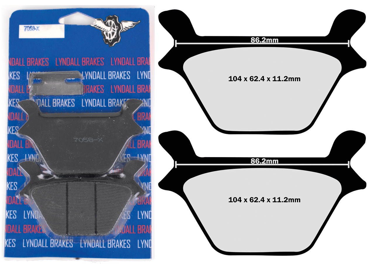 Lyndall Brake Pad Sets, Rear