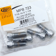 Midwest Acorn Nut Company Chrome Plated 7/16'' Unc Allen Head Screw Assortment – Hardware
