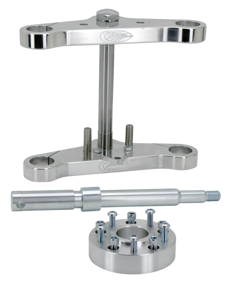 Zodiac Fat Plate Rev"o"lution Mid Glide Kit for Fx, Fxr, Dyna & Sportster – Front Forks
