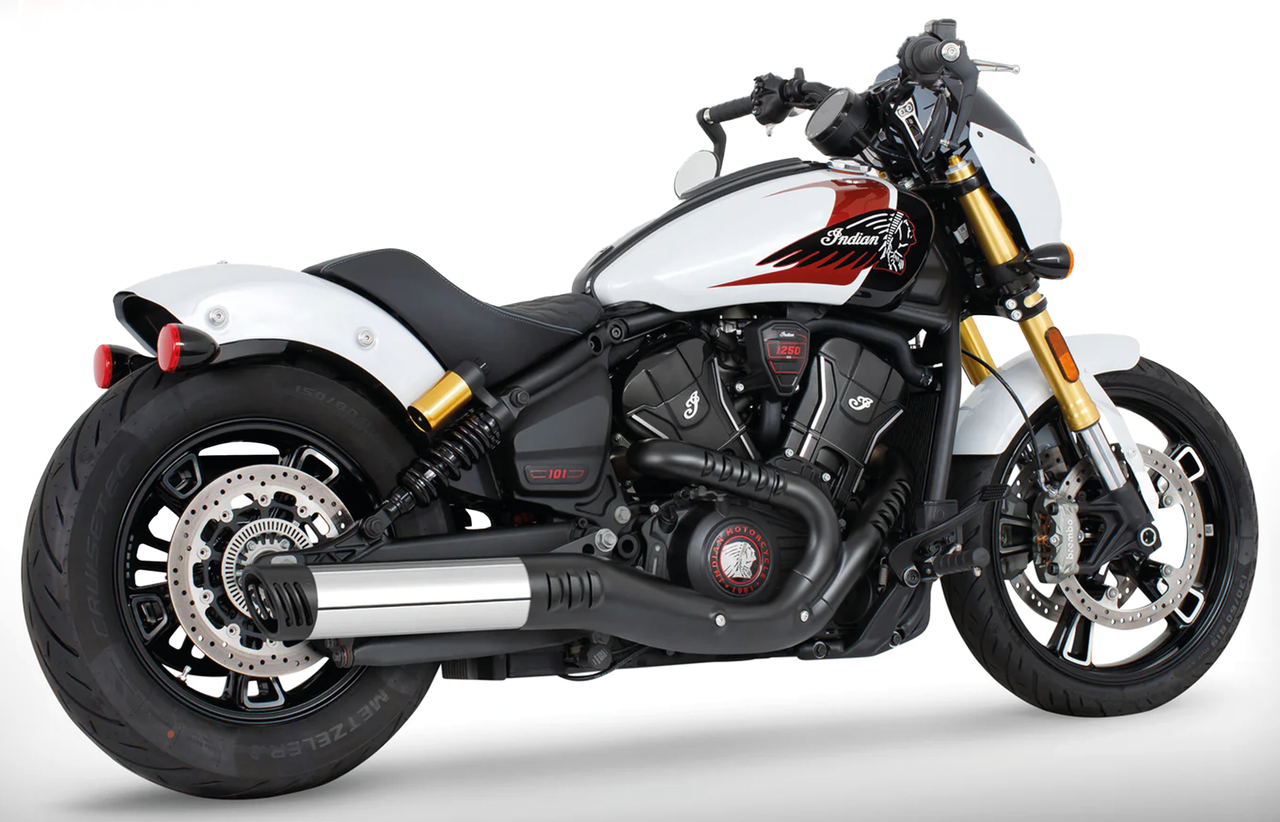 Freedom Performance Exhaust 4" Slip-Ons for Indian Scout 2025 to Present
