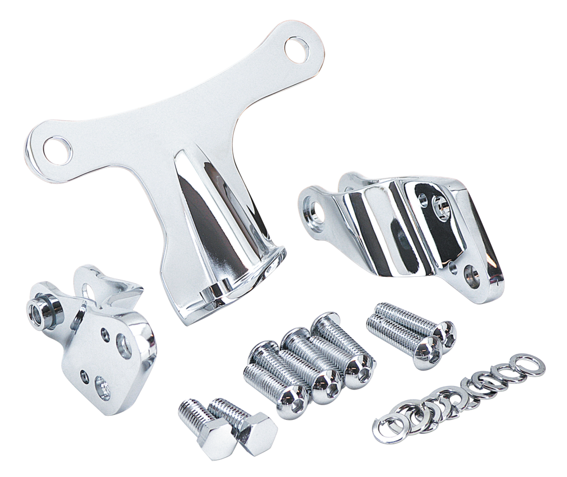 Zodiac Chrome Motor Mount Kit for 2004-2022 XL Sportster – Engine