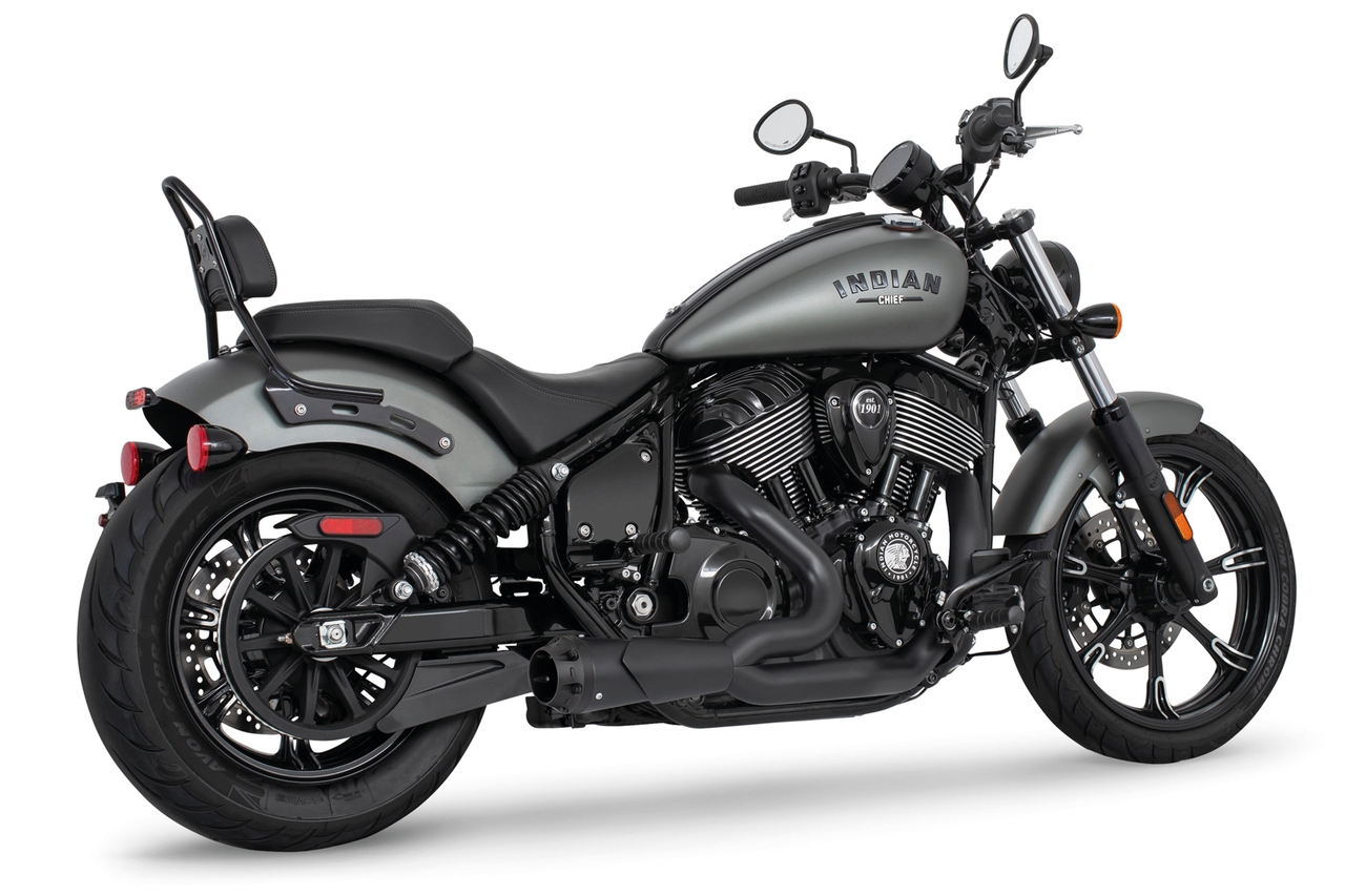 Freedom Performance Exhaust Combat American Outlaw 2-INTO-1 for Indian Powerplus & Thunderstroke