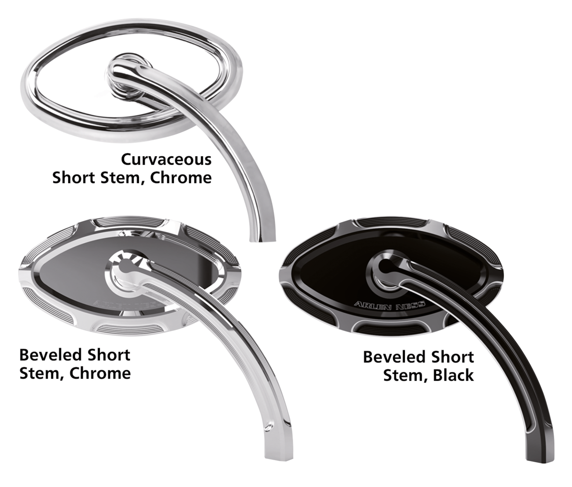 Arlen Ness Forged Billet Mirrors – Handlebar