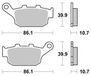 Sbs Rear Disc Brake Pads