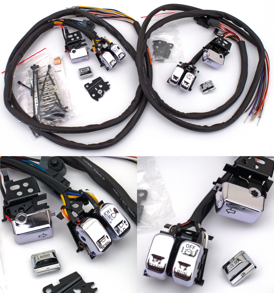 Zodiac LED Lighted Handlebar Switch Kits