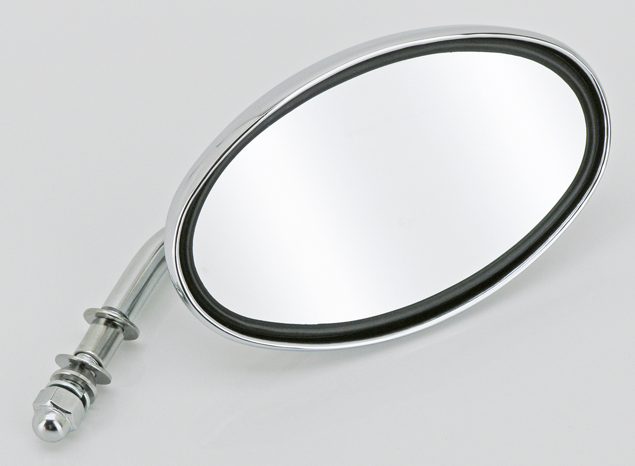 Zodiac Slimline Mirror with Visor and Eagle Logo – Handlebar