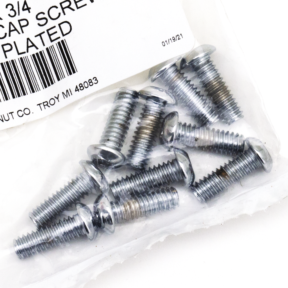 Midwest Acorn Nut Company Chrome Plated Button Head Torx Screw Assortment – Hardware