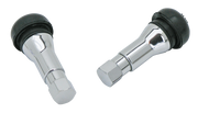 Zodiac Chrome Plated Brass Tire Valve for Tubeless Tires – Wheel & Tire