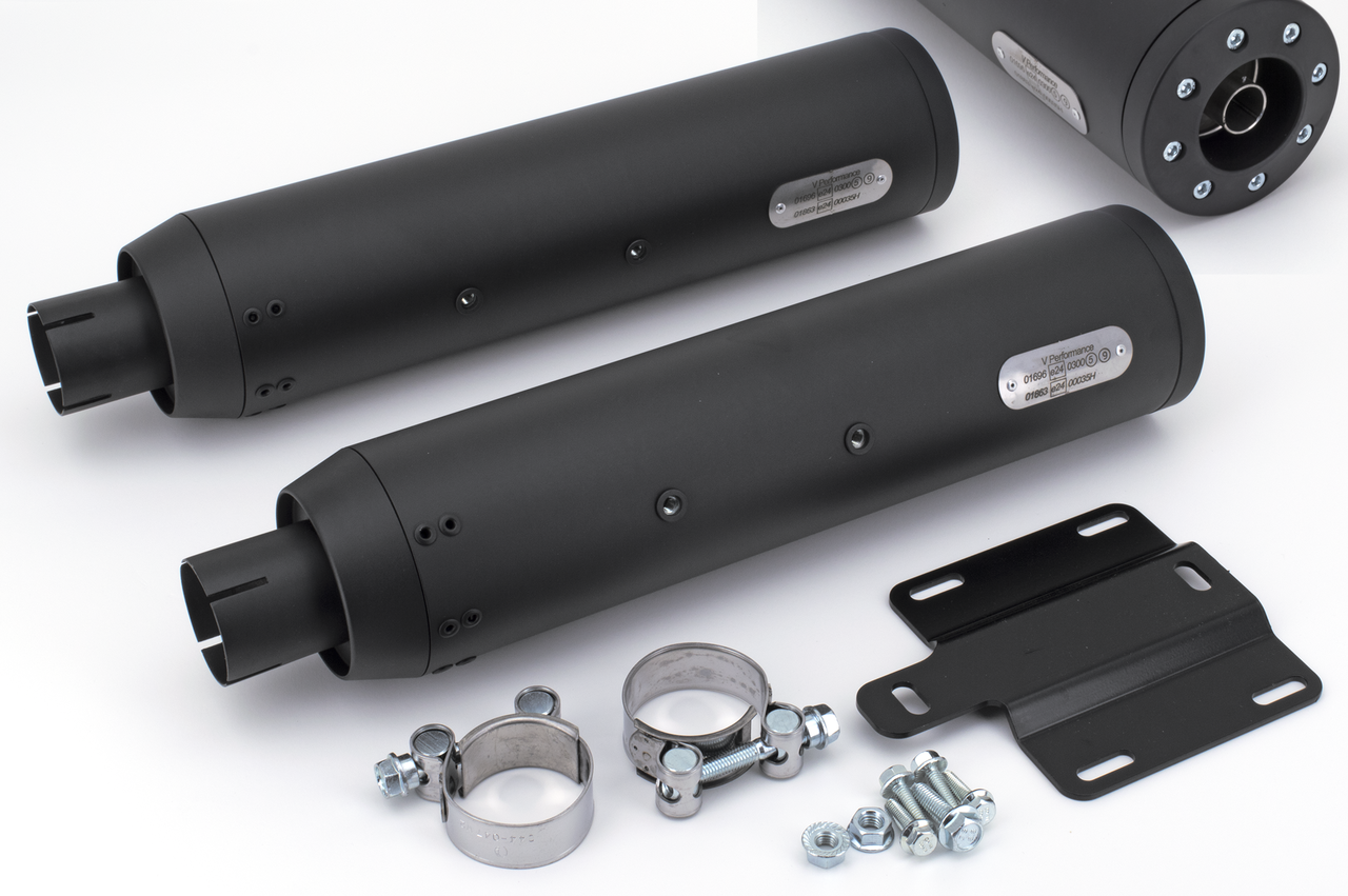 V-Performance Slip-On Mufflers for Indian Scout – Exhaust