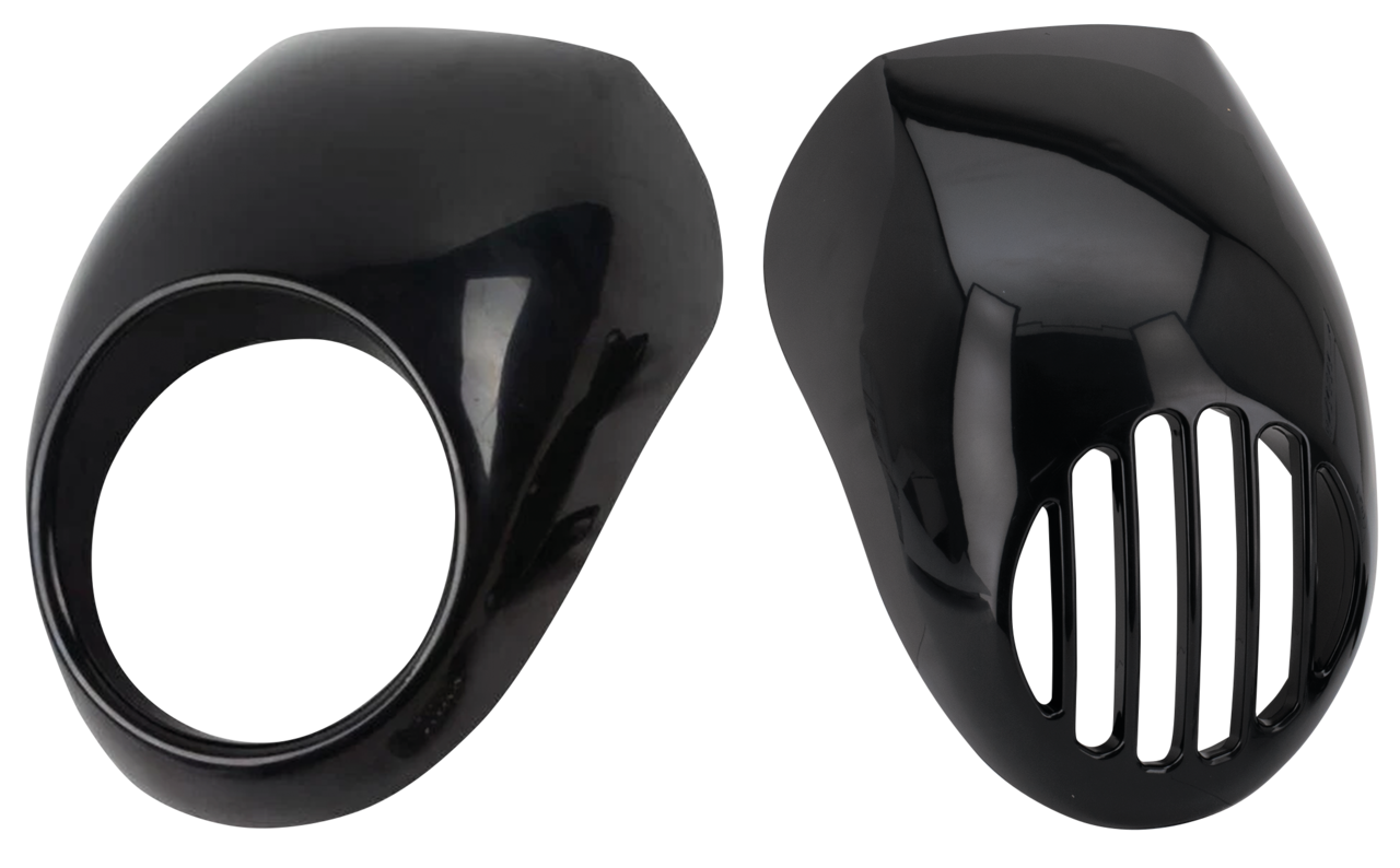Zodiac Headlamp Visor for Dyna & Sportster – Windshield