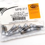 Midwest Acorn Nut Company Chrome Plated Allen Head Screws Assortment Knurled – Hardware