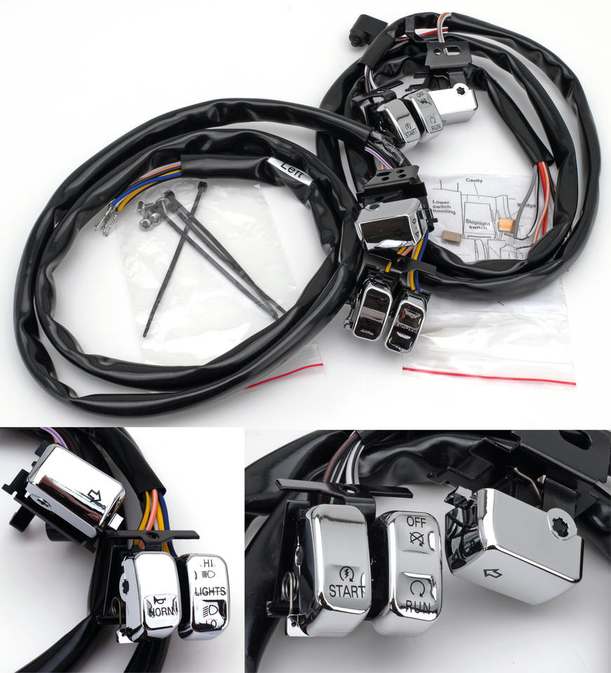 Zodiac Ergonomic Handlebar Switches for 1996-2013 Models