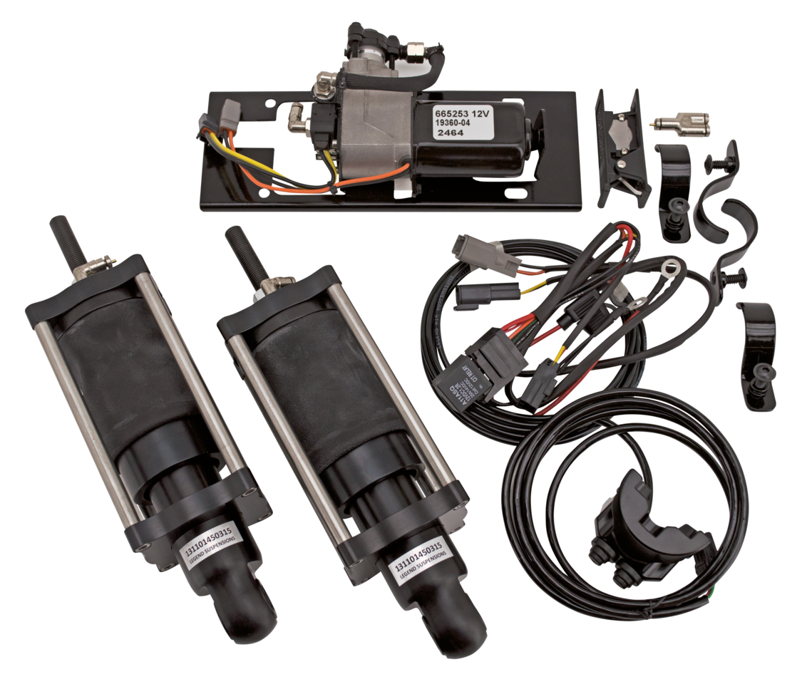 Legend "aero" Air Suspension for Softail – Frame & Rear Suspension