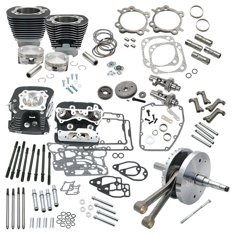 S&S 124CI Hot Set Up Kits for Twin Cam a and B – Engine