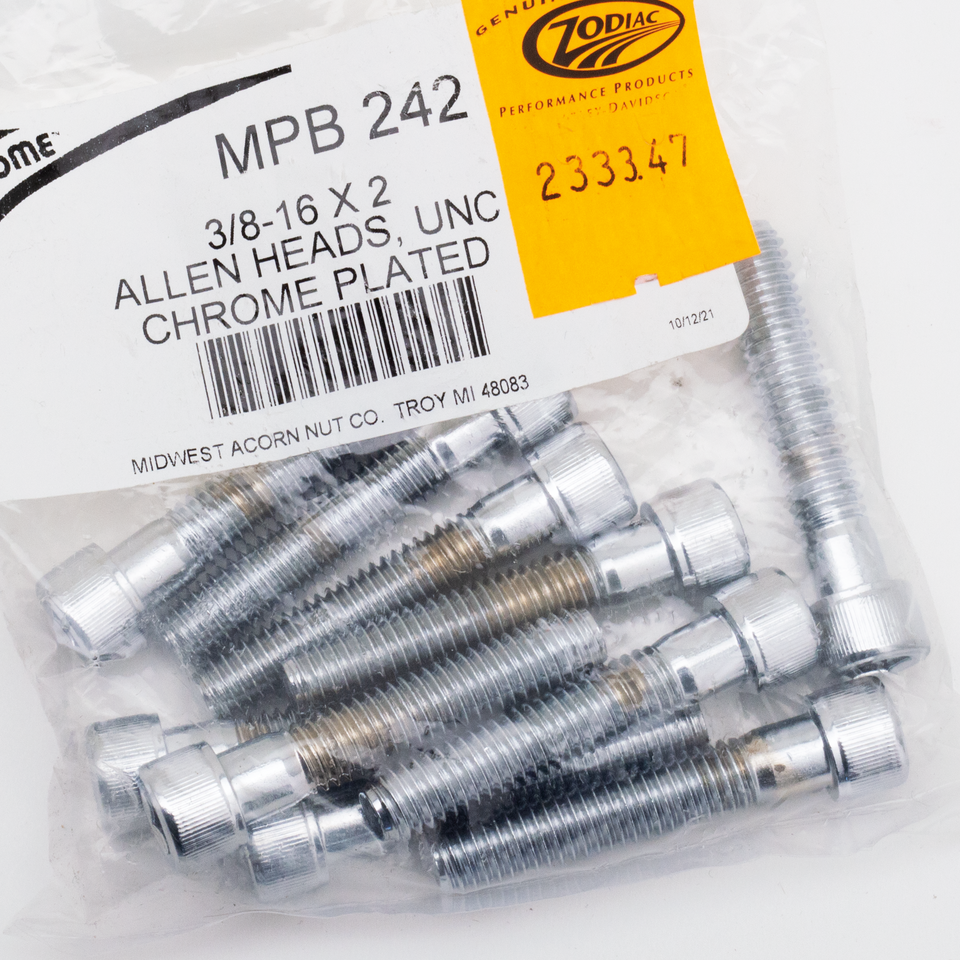 Midwest Acorn Nut Company Chrome Plated Allen Head Screws Assortment Knurled – Hardware