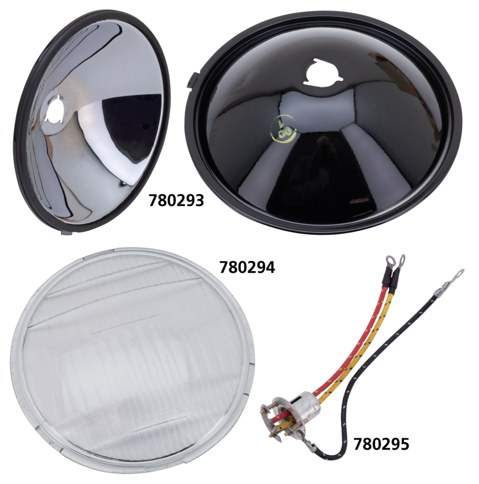 Samwel Supplies Replica Parts for OEM 1936-1952 Cycle Ray Springer Headlight – Electric & Light