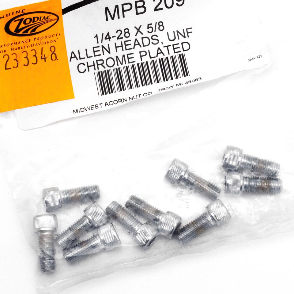 Midwest Acorn Nut Company Chrome Plated Allen Head Screws Assortment Knurled – Hardware