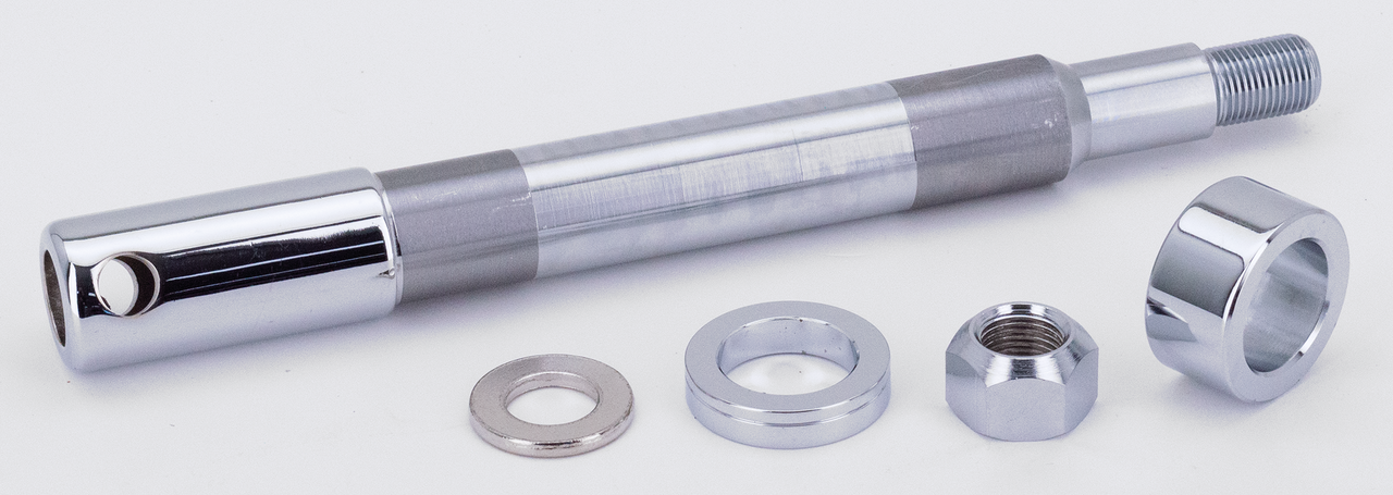 Zodiac Chrome Plated Front and Rear Axles – Wheel & Tire