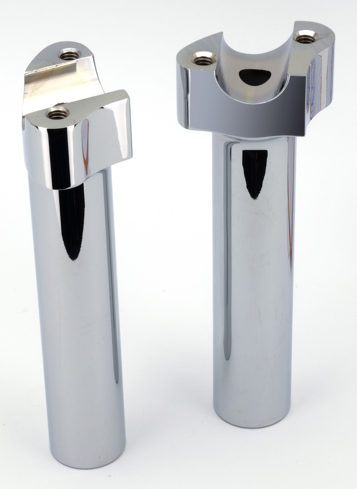 Zodiac Chrome Billet Aluminum Risers – Handlebar