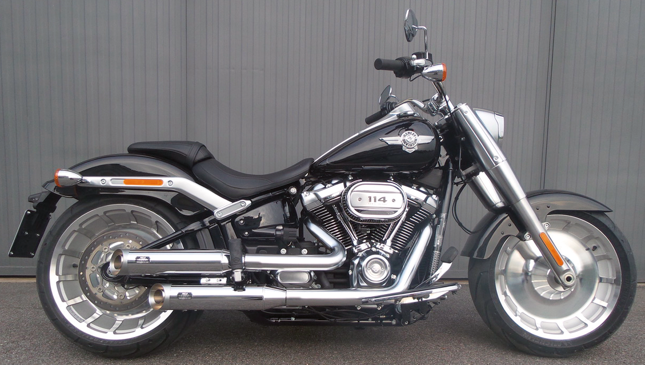 Mcj Adjustable Mufflers for Milwaukee Eight Softail – Exhaust