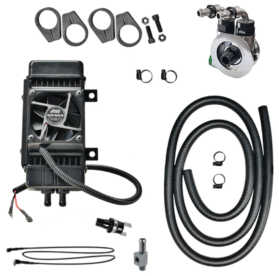 Jagg Vertical Mount Fan Assisted Oil Cooler Kits