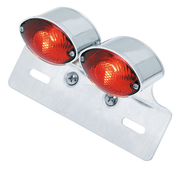 Zodiac Universal Dual Mini Cat Eye Taillight with License Bracket – Electric & Light
