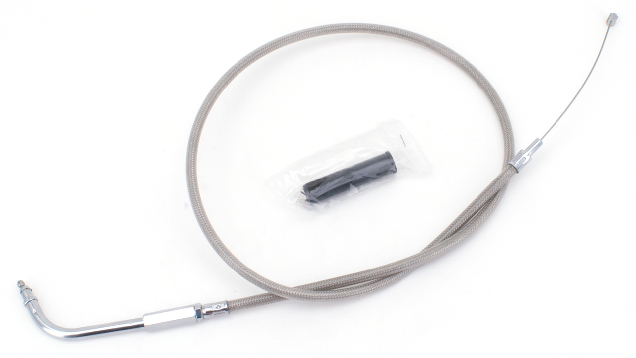 Zodiac T04 - Throttle & Idle Cable 1996-2015 Softail, 1996-2017 Dyna, 1996-2001 Carburetor Equipped Touring & 2007 to Present Sportster – Control Cables & Hydraulic Lines