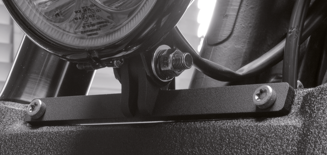 Zodiac Fat Bob Headlight Bracket – Electric & Light