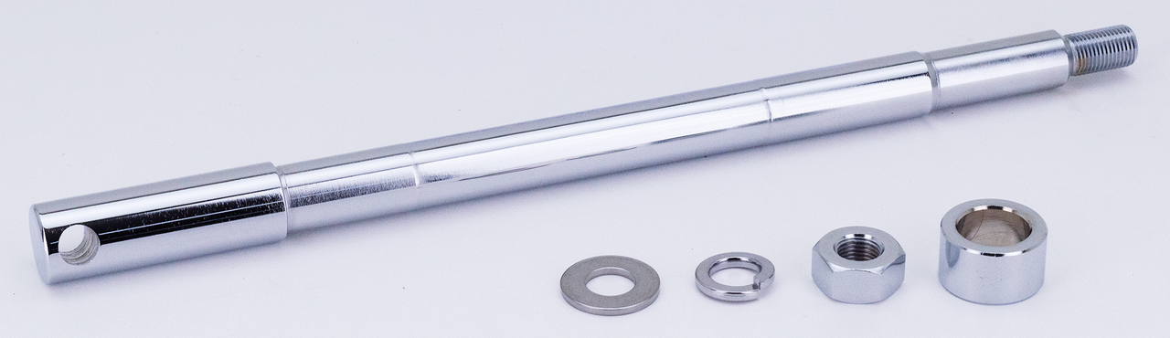 Zodiac Chrome Plated Front and Rear Axles – Wheel & Tire