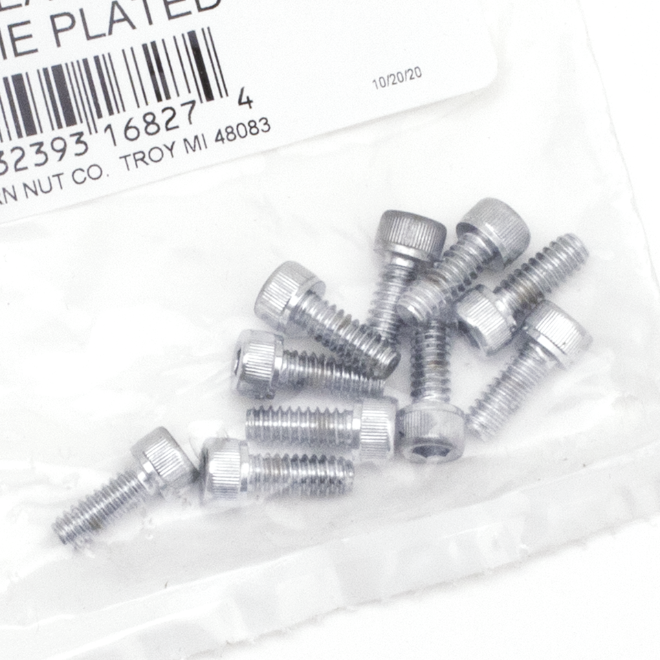 Midwest Acorn Nut Company Chrome Plated Allen Head Screws Assortment – Hardware